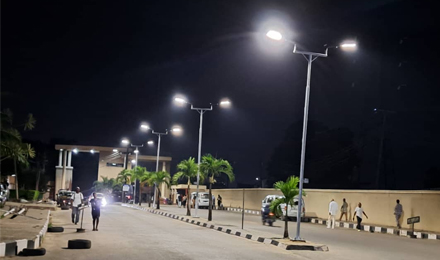 LKH model All in one solar street lights for public road lighting from Nigeria